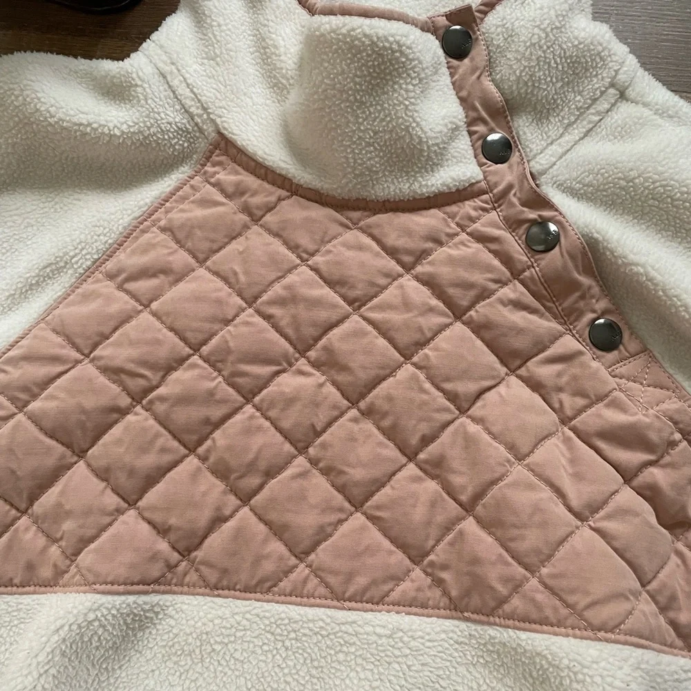 Abercrombie & Fitch Asymmetric Snap Pullover Fleece - Picture 2 of 5